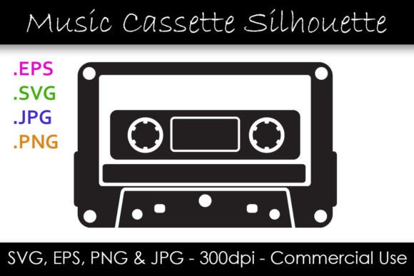 Download Retro Music Audio Cassette Clipart - Retro Collection