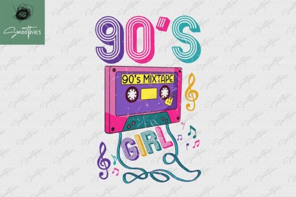 Download 90s Girl Retro Vintage Old Cassette PNG - Retro Collection