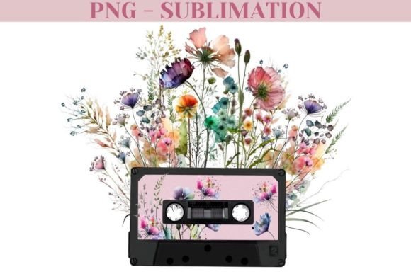 Download Retro Music Tape PNG Digital Download - Retro Collection