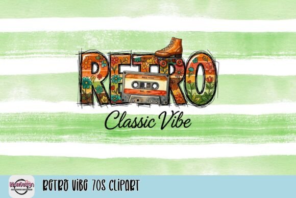 Download Retro Vibe 70s Clipart - Retro Collection