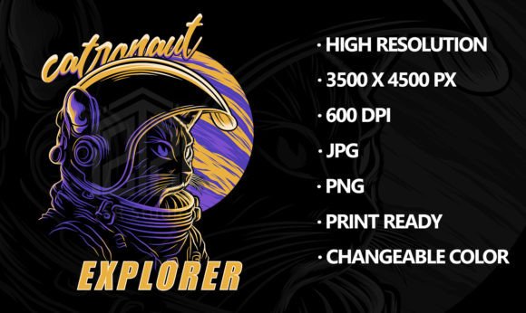 Download Retrowave Catronaut Space Explorer - Retro Collection